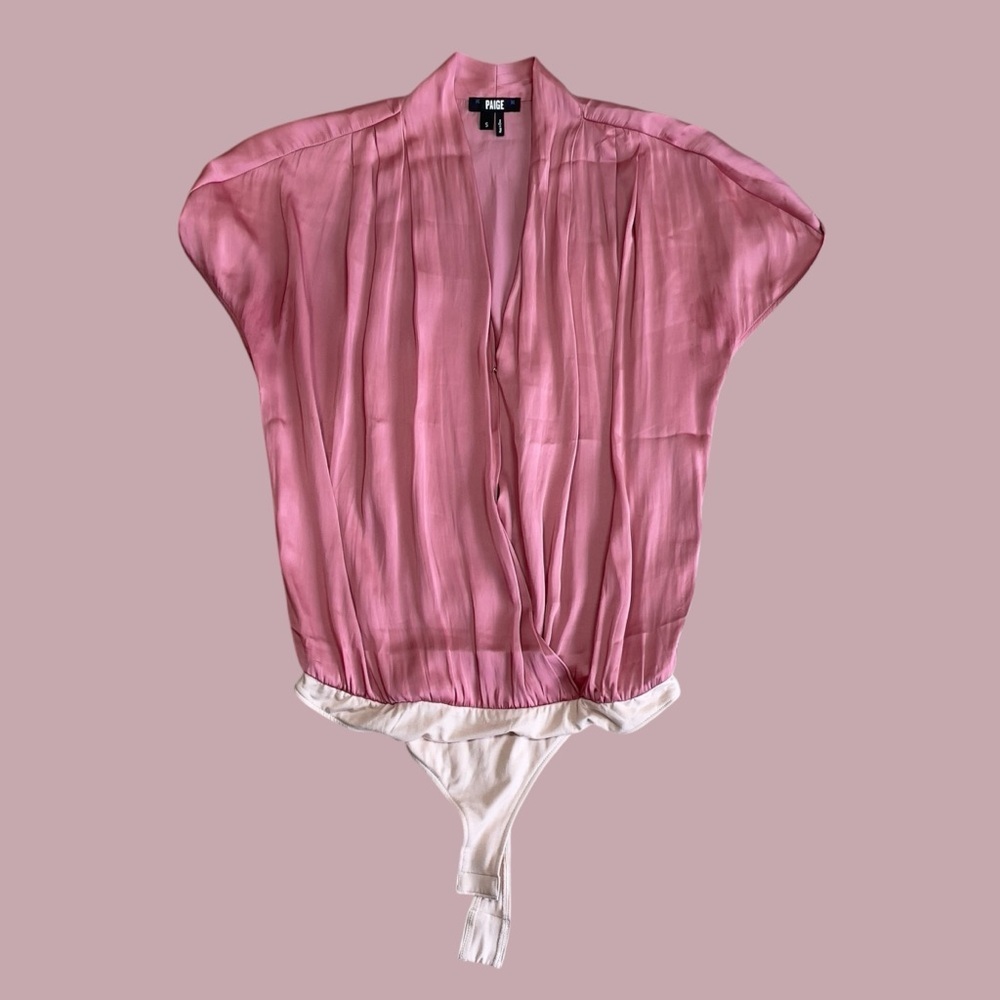 Paige Dijon Bodysuit in Lipstick Pink Small - Picture 11 of 14